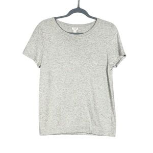 J Crew Womens Wool Sweater Size Large Soft Girl Clean Girl Grey‎ Minimalist